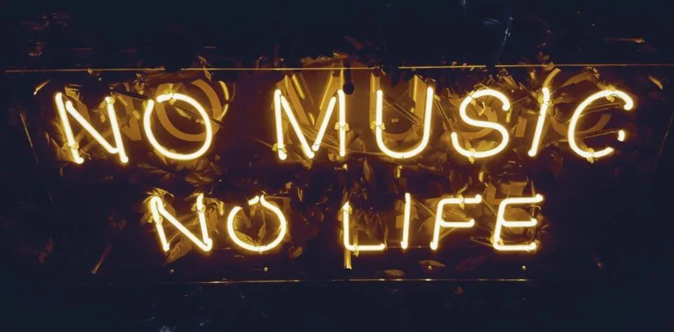 Image 3: No music No life
