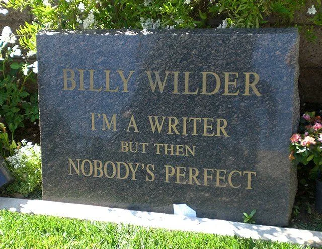 Image 21: Lápida de Billy Wilder Wikipedia