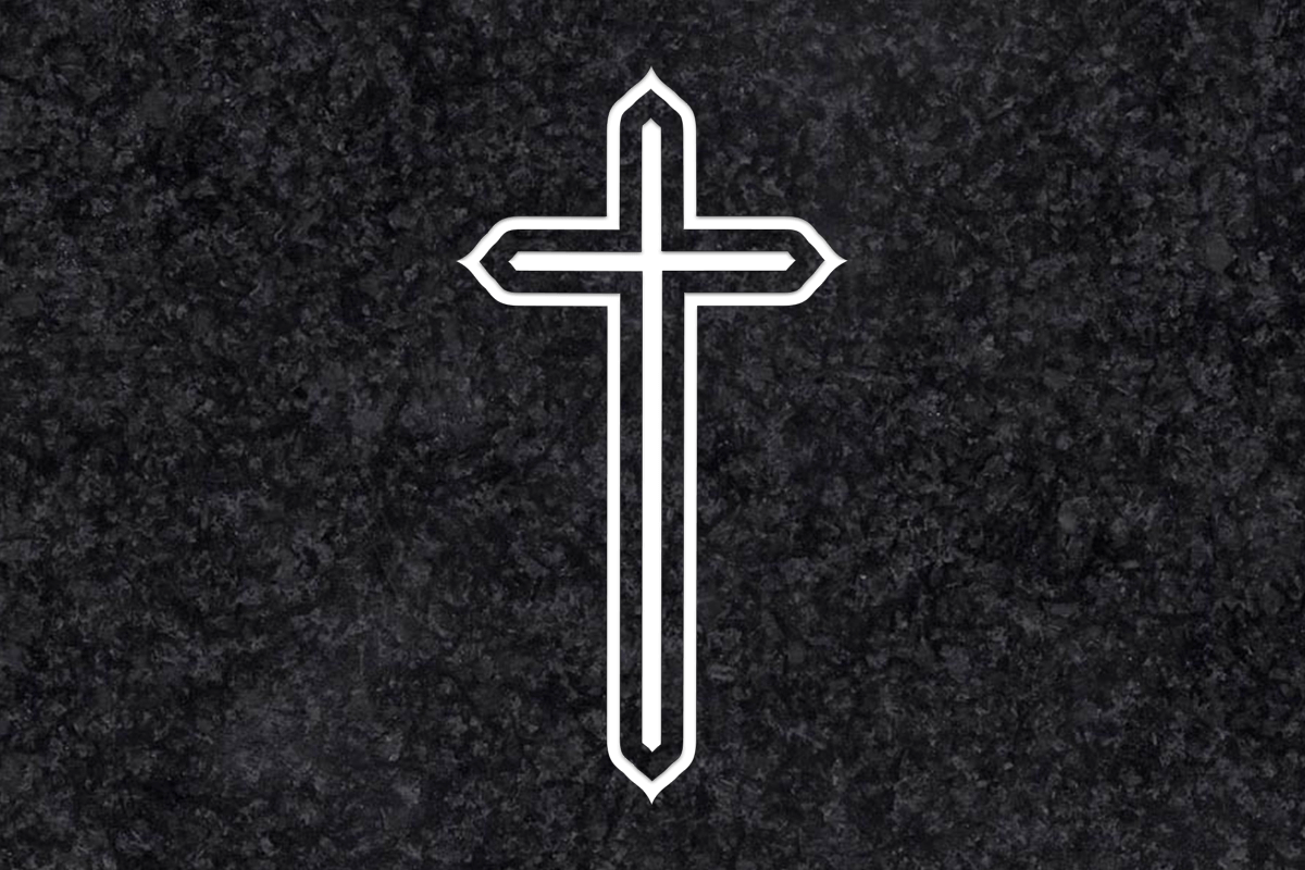 Diseño para Grabado Cruz doble 018