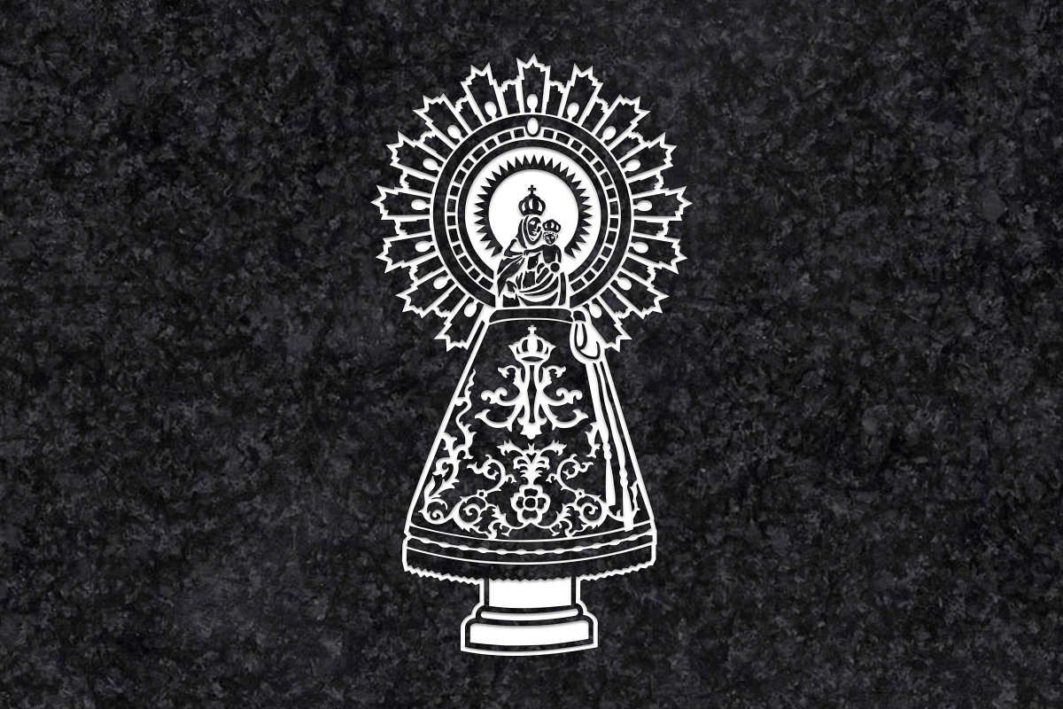 Diseño para Grabado Virgen del Pilar