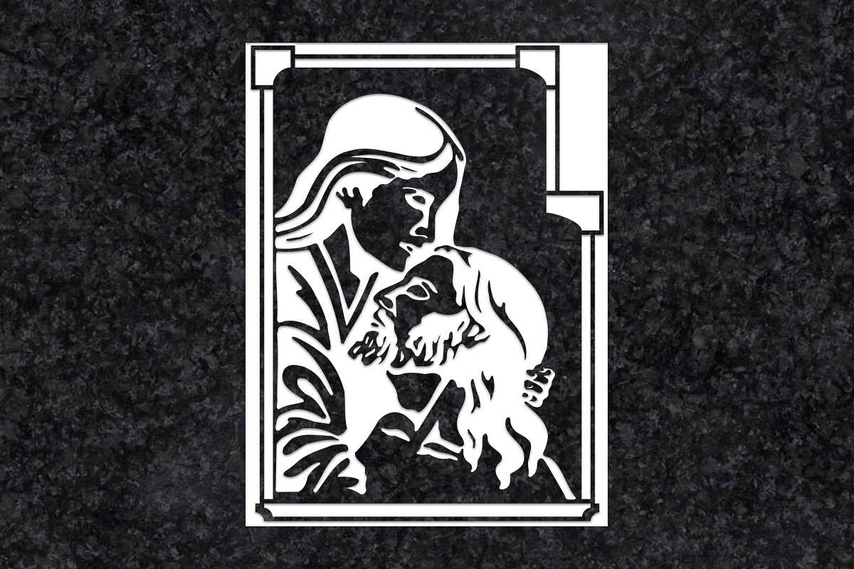 Diseño para Grabado Cristo 001
