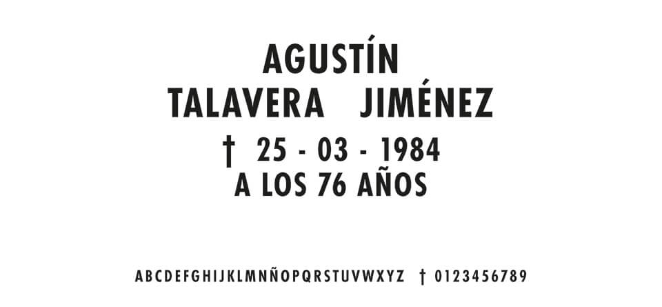 Tipografia MORENO ESTRECHA #02