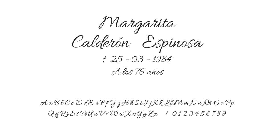 Tipografia Moreno Script #01