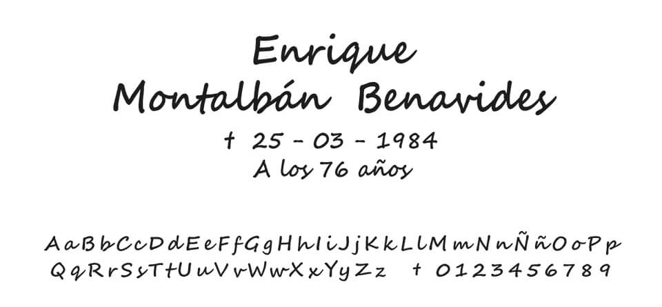 Tipografia Moreno Script #02