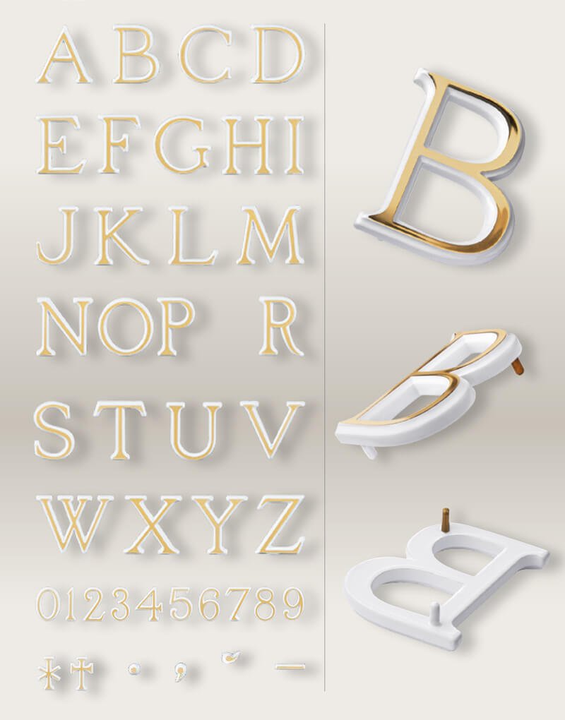 Tipografia Bronce LYDIAN Blanco